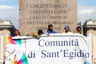 Membres de la communauté de Sant'Egidio