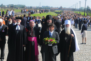 Marche pour la paix à Birkenau