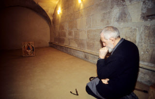 L'Abbé Pierre à Saint Wandrille