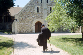 L'Abbé Pierre à Saint Wandrille