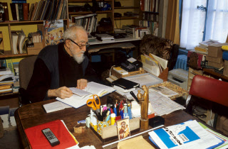 L'Abbé Pierre à Saint Wandrille
