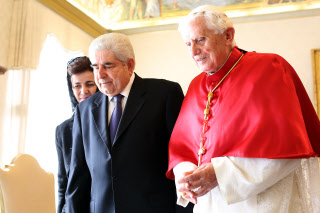 Visite du président Chypriote Demetris CHRSTOFIAS au Vatican