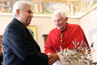Visite du président Chypriote Demetris CHRSTOFIAS au Vatican