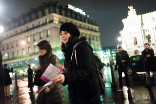 Manif Pour Tous : distribution de tracts