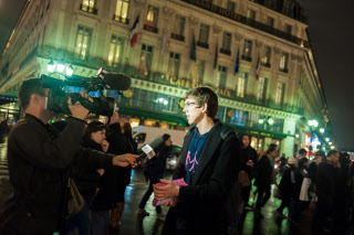Manif Pour Tous : distribution de tracts