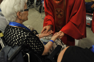 Pèlerinage national de Lourdes 2013
