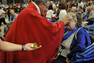 Pèlerinage national de Lourdes 2013