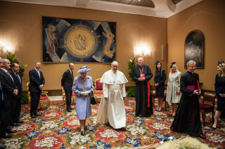 François rencontre la Reine Elizabeth II