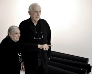 L'artite Pierre SOULAGES et sa femme Colette