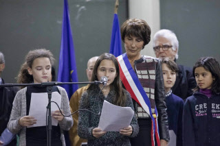 Hommage aux victimes de Charlie Hebdo à Bussy-Saint-Georges