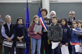 Hommage aux victimes de Charlie Hebdo à Bussy-Saint-Georges