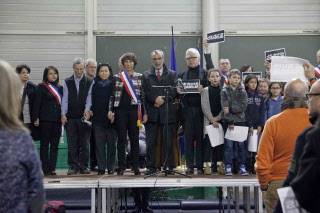 Hommage aux victimes de Charlie Hebdo à Bussy-Saint-Georges