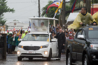 Le Pape François à Tacloban aux Philippines