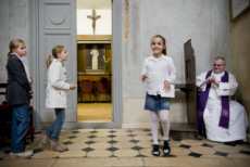 Première communion de Nell et Wiktoria