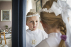 Première communion de Nell et Wiktoria