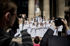 Première communion de Nell et Wiktoria