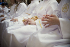 Première communion de Nell et Wiktoria