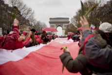 Manifestation justice climatique COP 21