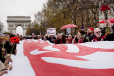Manifestation justice climatique COP 21