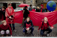 Manifestation justice climatique COP 21