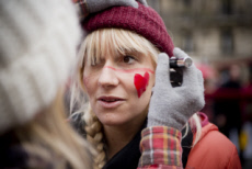 Manifestation justice climatique COP 21