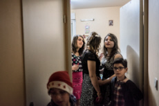 La famille HOODI, d'origine Irakienne, réfugiée en France