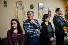 La famille HOODI, d'origine Irakienne, réfugiée en France