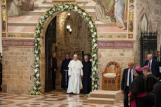 Le pape François à Assise pour le 800e anniversaire de la fête du Pardon