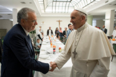Le Pape François rencontre des réfugiés syriens au Vatican