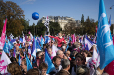 La Manif pour Tous défile à Paris
