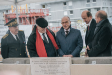 Pose de la 1ère pierre de l'IFCM à Lyon