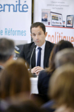 Benoît HAMON rencontre les responsables protestants à Paris.