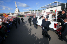 Voyage apostolique du pape François à Fatima.