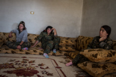 Rojda FELAT, commandante des Forces démocratiques syriennes.