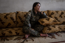 Rojda FELAT, commandante des Forces démocratiques syriennes.