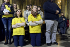 Messe de rentrée des étudiants d'Ile-de-France, à Paris.