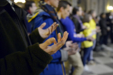 Messe de rentrée des étudiants d'Ile-de-France, à Paris.