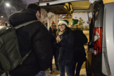 Maraude de Noël du Secours Populaire Français