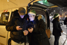 Maraude de Noël du Secours Populaire Français