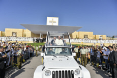 Voyage apostolique du pape François au Chili. Messe au parque O'Higgins, Santiago.