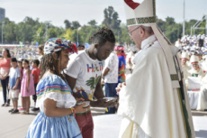 Voyage apostolique du pape François au Chili. Messe au parque O'Higgins, Santiago.