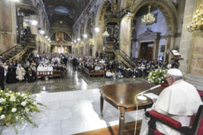 Voyage apostolique du pape François au Chili. Le pape rencontre les prêtres et religieux