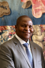 Faustin-Archange TOUADERA, président de la République centrafricaine.