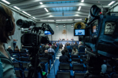 Salle de presse du Saint-Siège.