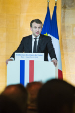 Le président de la République, Emmanuel MACRON, invité par la CEF.