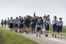 Meaux, pèlerinage inter-scout pour la paix.