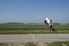Meaux, pèlerinage inter-scout pour la paix.