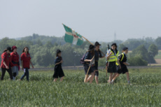 Meaux, pèlerinage inter-scout pour la paix.