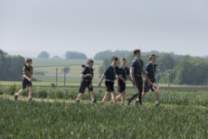 Meaux, pèlerinage inter-scout pour la paix.