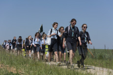 Meaux, pèlerinage inter-scout pour la paix.